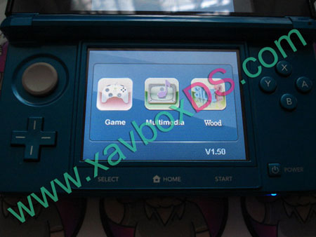 menu 3DS gold