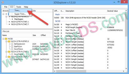 trim rom 3ds
